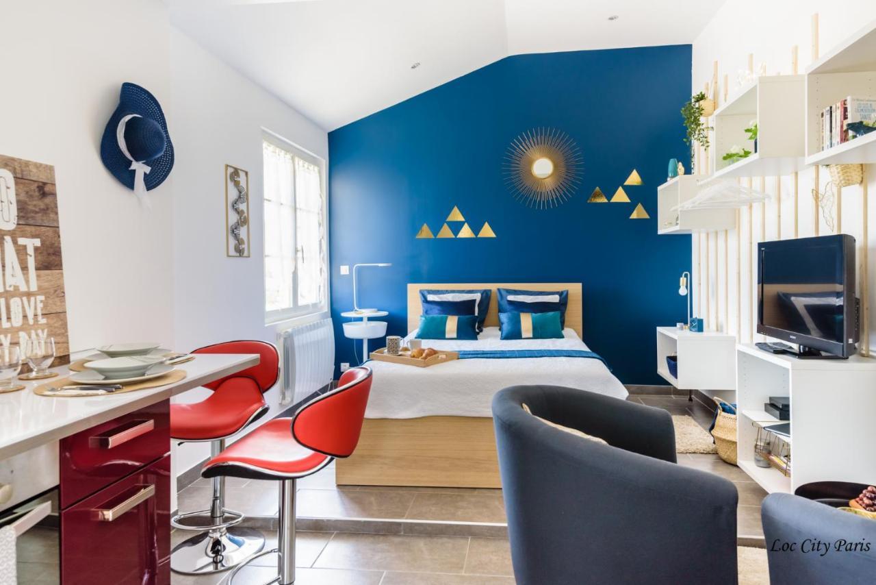 Studio Bleu - Parc Asterix - Mer De Sable - Villepinte - Aeroport Cdg Vemars 外观 照片