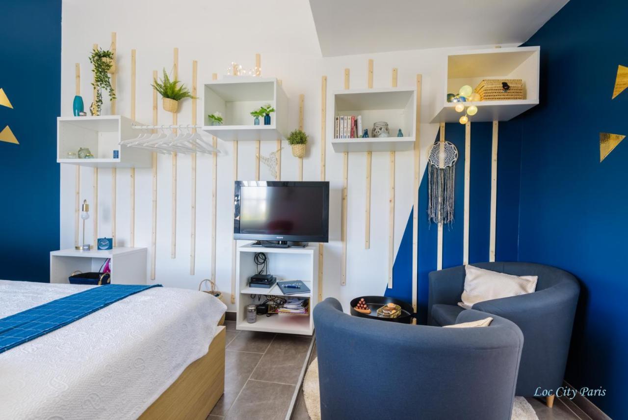 Studio Bleu - Parc Asterix - Mer De Sable - Villepinte - Aeroport Cdg Vemars 外观 照片